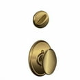 thumbnail image 3 of Schlage F59 SIE 716 Siena Interior Knob with Deadbolt, Aged Bronze (Interior Half Only), 3 of 7