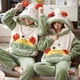 thumbnail image 2 of Conjunto de pijamas gruesos y cálidos para hombre y mujer, ropa de dormir de dinosaurio de dibujos animados, ropa de casa coreana para amantes, sudaderas suaves, 2 of 4