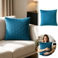 thumbnail image 2 of SUYOLL Decorative Pillow Covers Elegant Style Vintage For Couch Classic Design Home Living Room Bedroom Timeless Blue, 2 of 4