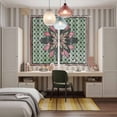 thumbnail image 4 of Farmhouse Flowers Kitchen Curtains Window Panels, Ethnic Retro Abstract Pattern Lattice Insulated Window Treatment Curtain, Grommet Curtains for Bedroom/Living Room/Bathroom, 2 Piece 42"Wx63"L, 4 of 8