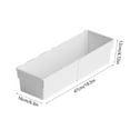 thumbnail image 3 of Expandable Plastic Storage Box | Telescopic Cabinet Organizer 29-47cm | Kitchen Pantry & Drawer Organizer for Snacks & Miscellaneous Items | White & Beige, 3 of 6