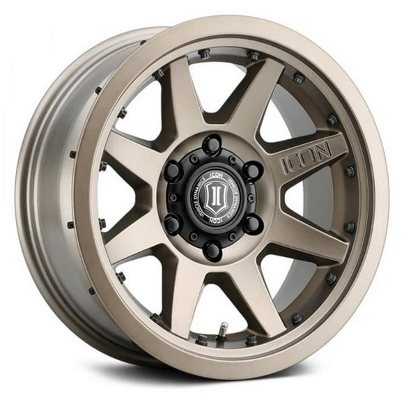 Icon 21817857345BR Rebound Pro 17 x 8.5 5 x 5 in. - 6 mm Offset 4.5 in. BS 71.5 mm Bore Bronze Wheel