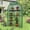 Green, variant on GAZEBETER Small Greenhouse 4-Tier,40 x 18 x 63'' Mini Greenhouse for Indoor Outdoor,Portable Plastic Plant Green House Mini with Roll-up Zipper Door,Green