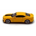 thumbnail image 2 of Diecast Car & Trailer Package - Chevy Camaro ZL1 , Yellow - Welly 24042 - 1/24 scale Diecast Model Toy Car w/Trailer, 2 of 3