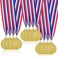 thumbnail image 1 of 12 medallas para niños (doradas), medallas de metal, medallas de oro, premios del día deportivo para niños y adultos, competiciones de gimnasia, recuerdos de fiesta, 1 of 5