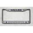 thumbnail image 1 of Dallas Cowboys Chrome License Plate Frame, 1 of 2