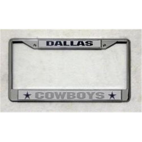 Cadre de Plaque d'Immatriculation Chromé des Cowboys de Dallas