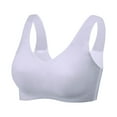 thumbnail image 3 of Eashery Women Bras Push Up Gym Running Vest Comfy Womens Cotton Underwear Purple 2XL, 3 of 5