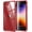 Clear Red, variant on Air Armor Case, Compatible with iPhone SE (2022) Case, iPhone SE (2020) and iPhone 8, Military-Grade Drop Protection, Shock-Absorbing Corners, Yellowing Resistant, for iPhone SE 3/2 Case, Clear
