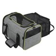 thumbnail image 4 of Portador De Gatos Mochila De Viaje Para Mascotas Entradas Múltiples Transpirable La Mayoría De Las Aerolíneas Aprobadas Lado Suave Con Correa Almohadilla De Felpa Para Viajes ANGGREK Mascotas, 4 of 8