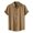Brown, variant on Men's Hawaiian Shirt Summer Stretch Lapel Button Down Solid Color Beach Shirts 2026 Regular Fit Funny Hawaiian Shirts Summer Tropical Beach Tops 2026