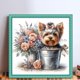 thumbnail image 2 of Kit Punto Cruz Con Perro Hilo Algodón Ecológico Bordado 14CT 40x40cm, 2 of 9