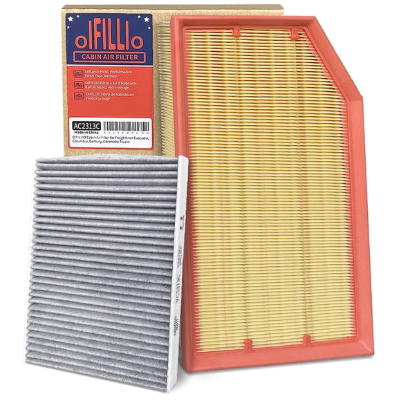 Filtro de aire de motor y cabina OIFILLIO para Jeep Wrangler 2.0L/3.6L
