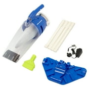 Water Tech's Pool Blaster Speed Vac Turbo Cordless Rechargeable Handheld, Swimming Pool and Spa Vacuum Cleaner with Sectional Pool Pole