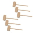 thumbnail image 4 of BESTOYARD Small Mallet Hammer Mini Hammers Wood for Enhancing Arm Movement Kids 6Pcs, 4 of 8