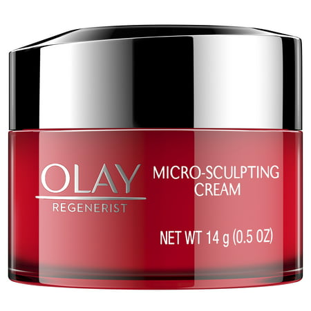 Olay Regenerist Micro-Sculpting Cream Face Moisturizer, Trial Size 0.5 (Best Cream For Sunspots On Face)