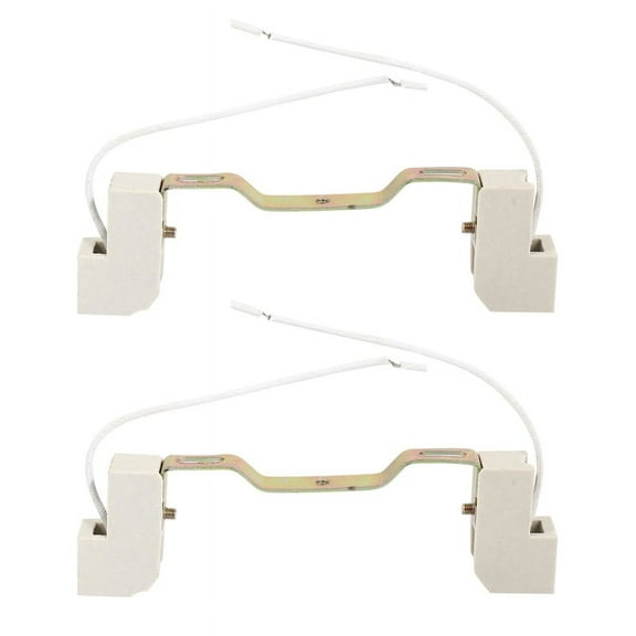 2X R7S Bulb Socket Lamp Holder Connector Metal Ceramics Handle for Flood Light, 118mm