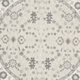 thumbnail image 6 of SAFAVIEH Restoration Vintage Eliot Floral Bordered Area Rug, Ivory/Silver, 6' x 6' Round, 6 of 7