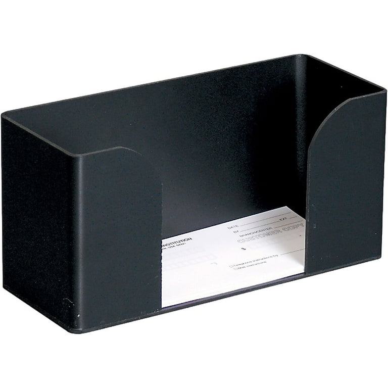 Forms Holder, For Deposit Slips, Tickets, Vouchers, Checks, ABS Plastic, Black Forms Holder, For Deposit Slips, Tickets, Vouchers, Checks, ABS Plastic, Black