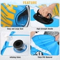 thumbnail image 4 of Trineo inflable para nieve TFixol 47 pulgadas Tubo de PVC para niños, 4 of 8