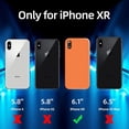 thumbnail image 6 of [3 in 1 for iPhone Xr Case, with 2 Pack Screen Protector, Liquid Silicone Slim Shockproof Protective Phone Case 6.1 inch [Microfiber Lining] (Orange)…, 6 of 12