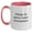 White/Pink, variant on Funny groundskeeper Gifts from Men, Unique Valentine's Unique Gifts for groundskeeper, Two Tone Coffee Mug