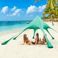 thumbnail image 2 of Costway 20 x 20 FT Beach Sunshade Canopy UPF50+ with Carry Bag & 8 Sandbags &  Shovel, 2 of 10