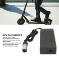 thumbnail image 3 of Cargador de Batería de Bicicleta Eléctrica, 42V 2A Cargador XLR Macho Conector de Carga Rápida Fuente de Alimentación Adaptador Cargador para Bictticleta Eléctrica Scooter, 3 of 7