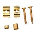 thumbnail image 4 of EeaseCA 3 Sets/ Pack Electric Guitar Head Press Button Stable String Buckle Lock String Buckle Lead String Device Musical Instruments Bass Parts Accessories (Golden), 4 of 8