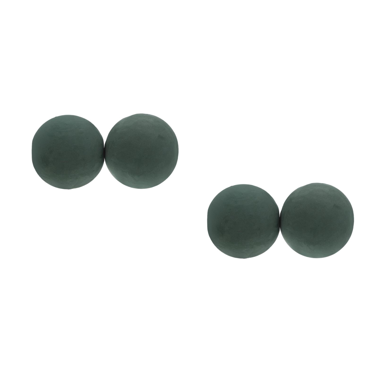 Raindrops 4 PCS Round Floral Foam Blocks and Spheres 15cm Wet Dry Foam Bricks for Flower Arrangements and Craft Projects