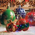 thumbnail image 5 of Bolas inflables navideñas para exteriores de 60 cm, bolas gigantes grandes de PVC, bolas de juguete para decorar árboles de Navidad sin años luz, 5 of 5