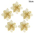 thumbnail image 1 of Rama de cono de pino, flor artificial de baya roja de Navidad, decoraciones para árboles de Navidad, embalaje de regalo ornamental, corona DIY para el hogar, 5 uds., 1 of 4