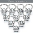 thumbnail image 1 of Stainless Steel Audio Hanging Ring Speaker Hanging Buckle Yellow White Hanging Ring Hanging Rack Hanging Accessories Lighting Pendant, 1 of 5