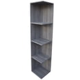 thumbnail image 2 of Mueble Librero Esquinero Hogare Mueble Esquinero Color Gris, 2 of 9