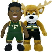 Milwaukee Bucks Bundle-Giannis Antetokounmpo and Mascot Bango 10" Plush Figures