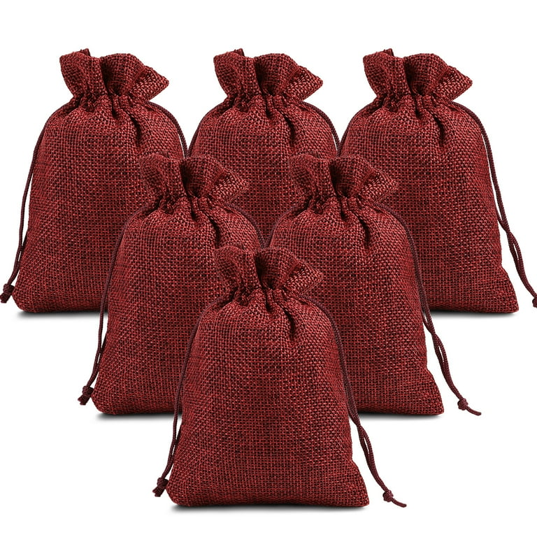 Burlap favor shop bags walmart