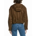 thumbnail image 2 of Theory womens  Hood Crop Jacket, l, Green, 2 of 3