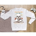 thumbnail image 5 of Bichon Frise Mother Book Lover Living That Dog Mom Life Happy Mother's Day Sweatshirt Unisex Merch Bichons Dog Lovers Gifts Idea - 03004, 5 of 6