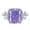 Purple, variant on 8 Carat 925 Sterling Silver Engagement Rings for Women Crushed Ice Radiant Cut Yellow/Purple Ring Dainty Statement Cocktail Rings for Wife Ladies