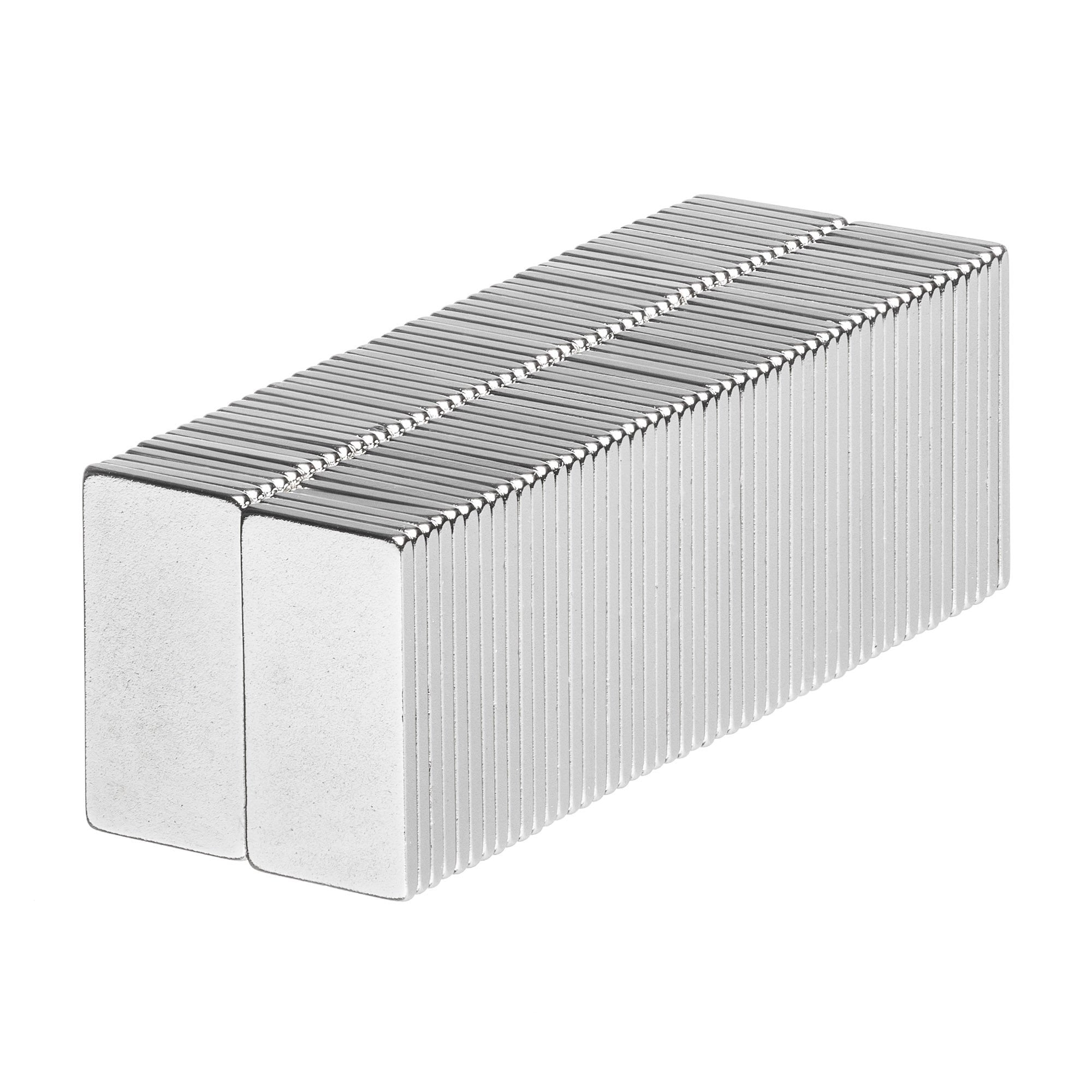 20 Pieces of 1/4x1/4x1/2 Inch Rare Earth Neodymium Block Craft and Hobby Magnet 