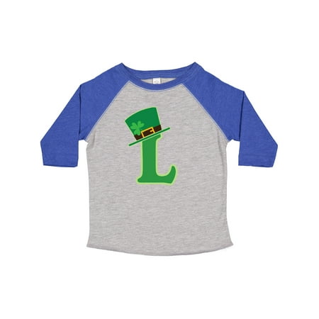 

Inktastic Irish St Patricks Day Letter L Monogram Gift Toddler Boy or Toddler Girl T-Shirt