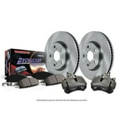 Power Stop Front Stock Replacement Brake Kit with Calipers KCOE1970A