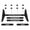 Black, variant on Stair Tread Template Tool and Gauge Set for Precise Staircase Layout Measuring and Drywall Cutting