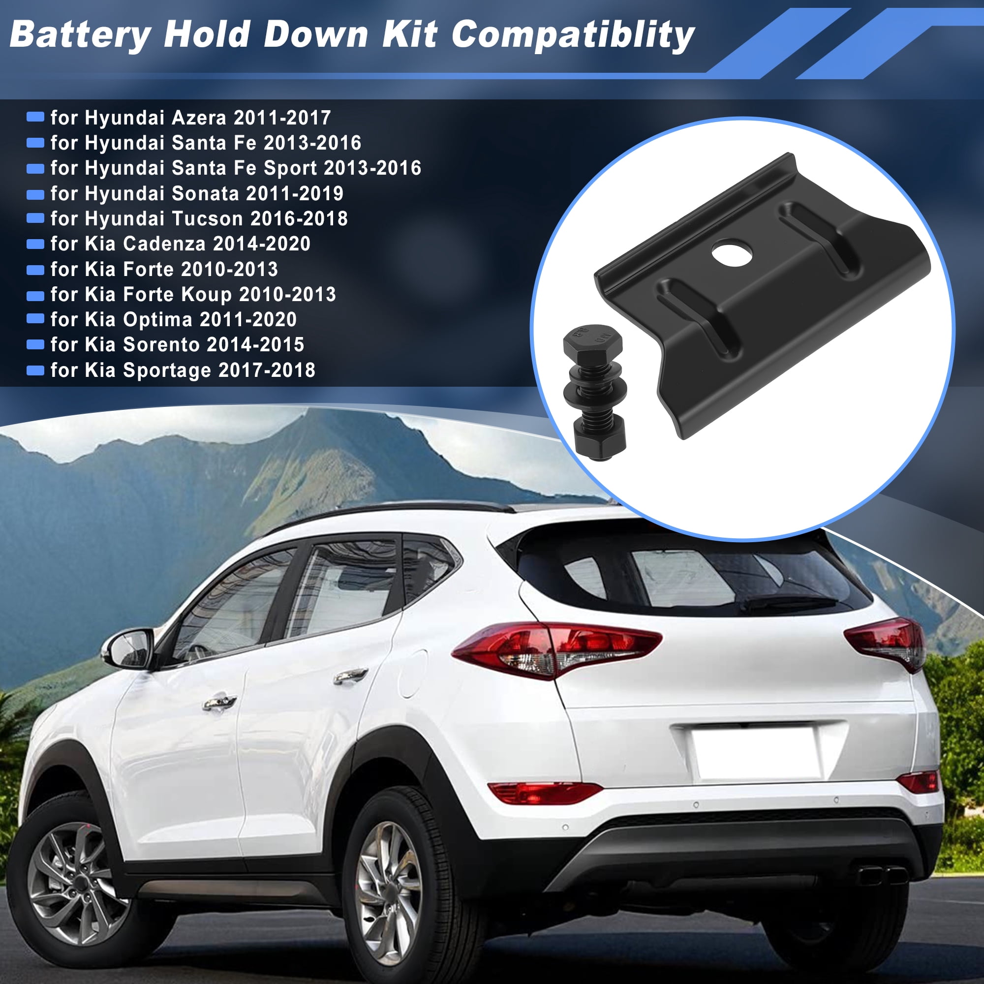 Unique Bargains Battery Retaining Clip for Hyundai Azera Santa Fe 371601M000