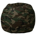 thumbnail image 2 of Emma + Oliver Small Camouflage Refillable Bean Bag Chair for Kids and Teens, 2 of 9