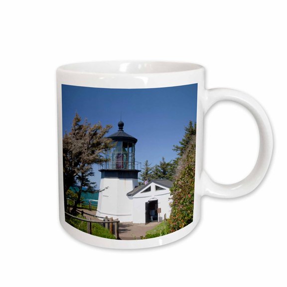 3drose, Lookout, Cape Meares Lighthouse, Oregon, Usa - Us38 Jwi0444 - Jamie and Judy Wild, 11oz Mug