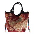 thumbnail image 2 of Bolso bordado Sunnimix de Mano para mujeres Vino rojo, 2 of 8
