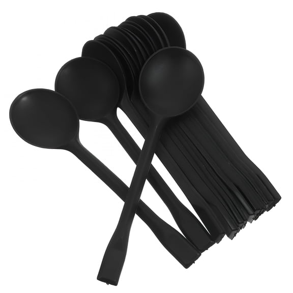 ACDANC 100 Pcs Disposable Spoon Soup Spoons Flatware Cake Party Dessert Portable Tasting