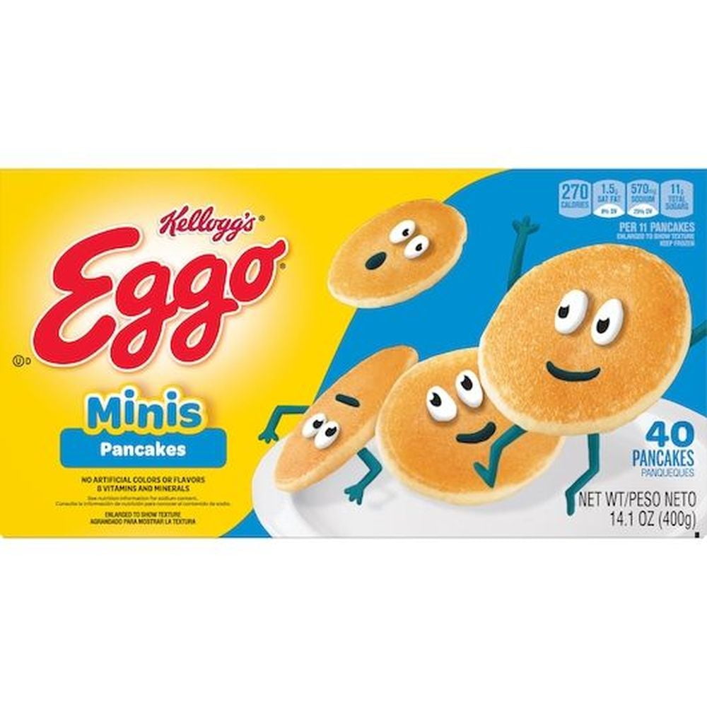 Kelloggs Eggo Mini Buttermilk Pancake, 14.1 Ounce -- 8 per case