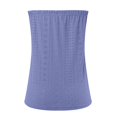 thumbnail image 5 of QIJUNTUO Women's Bandeau Tube Top With Elasticized Waist For Beach & Pool Parties Purple, 5 of 5